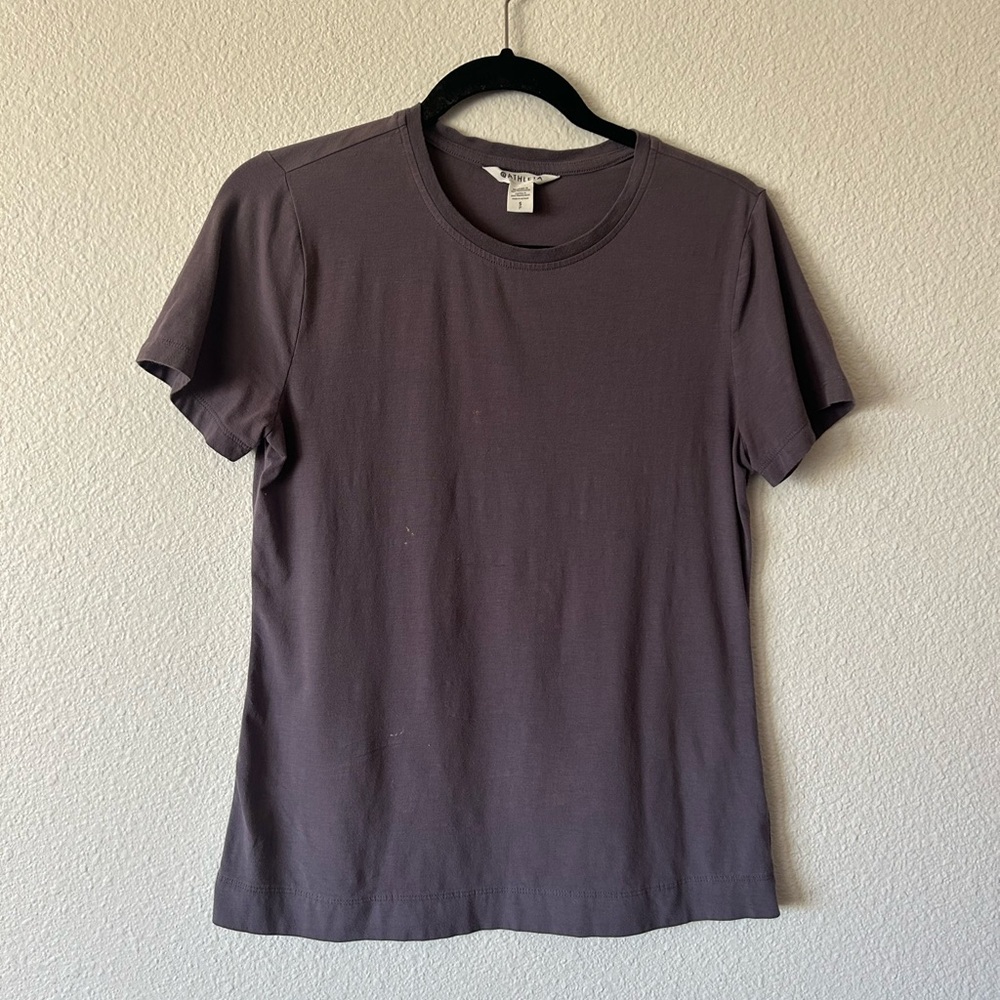 Athleta Purple Crew Neck T-Shirt